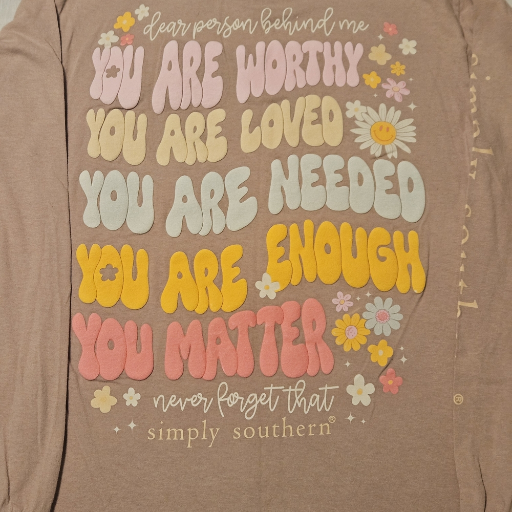 Simply Southern Graphic Long Sleeve Shirt - Brown